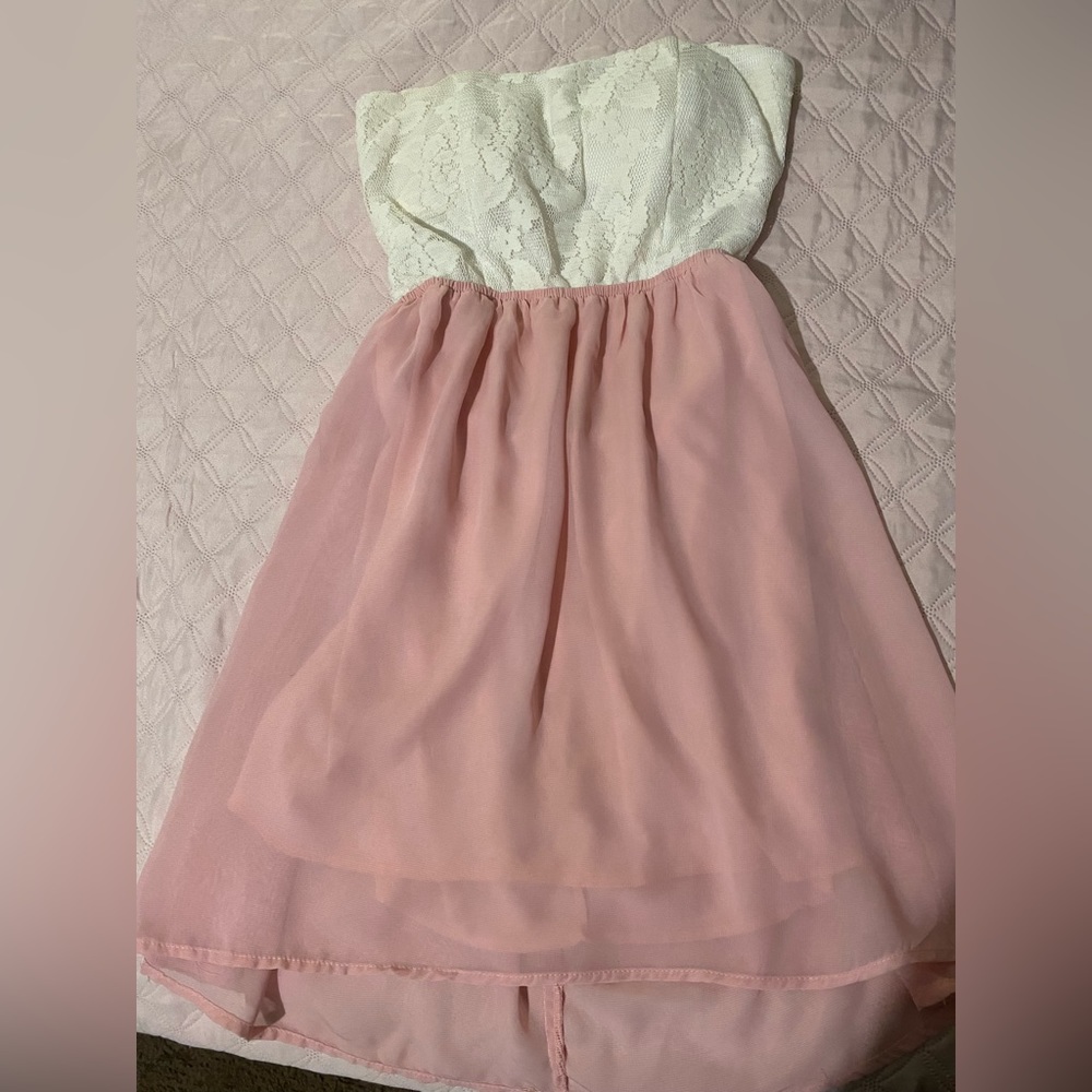 Women’s dress/ Size Small/ Pink & Beige